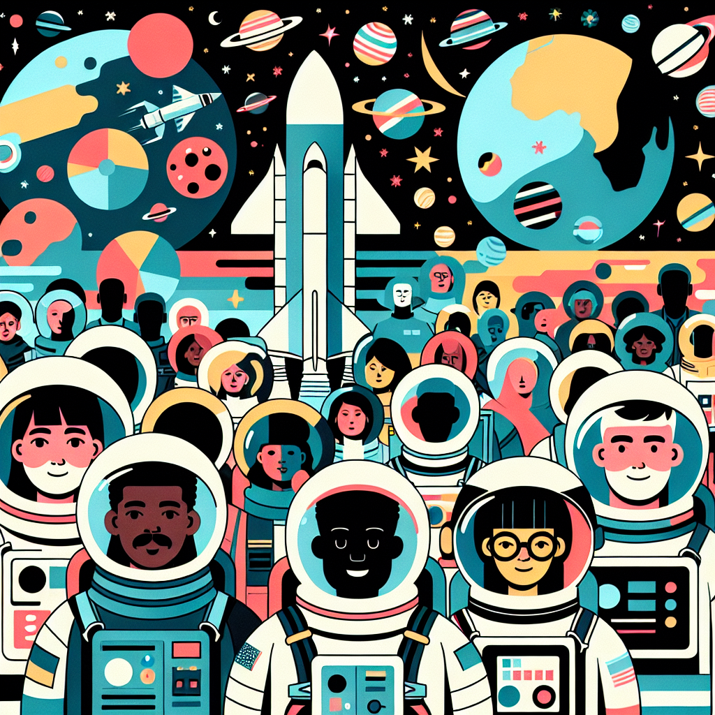 Space Adventure Voyage Painting Number Kit