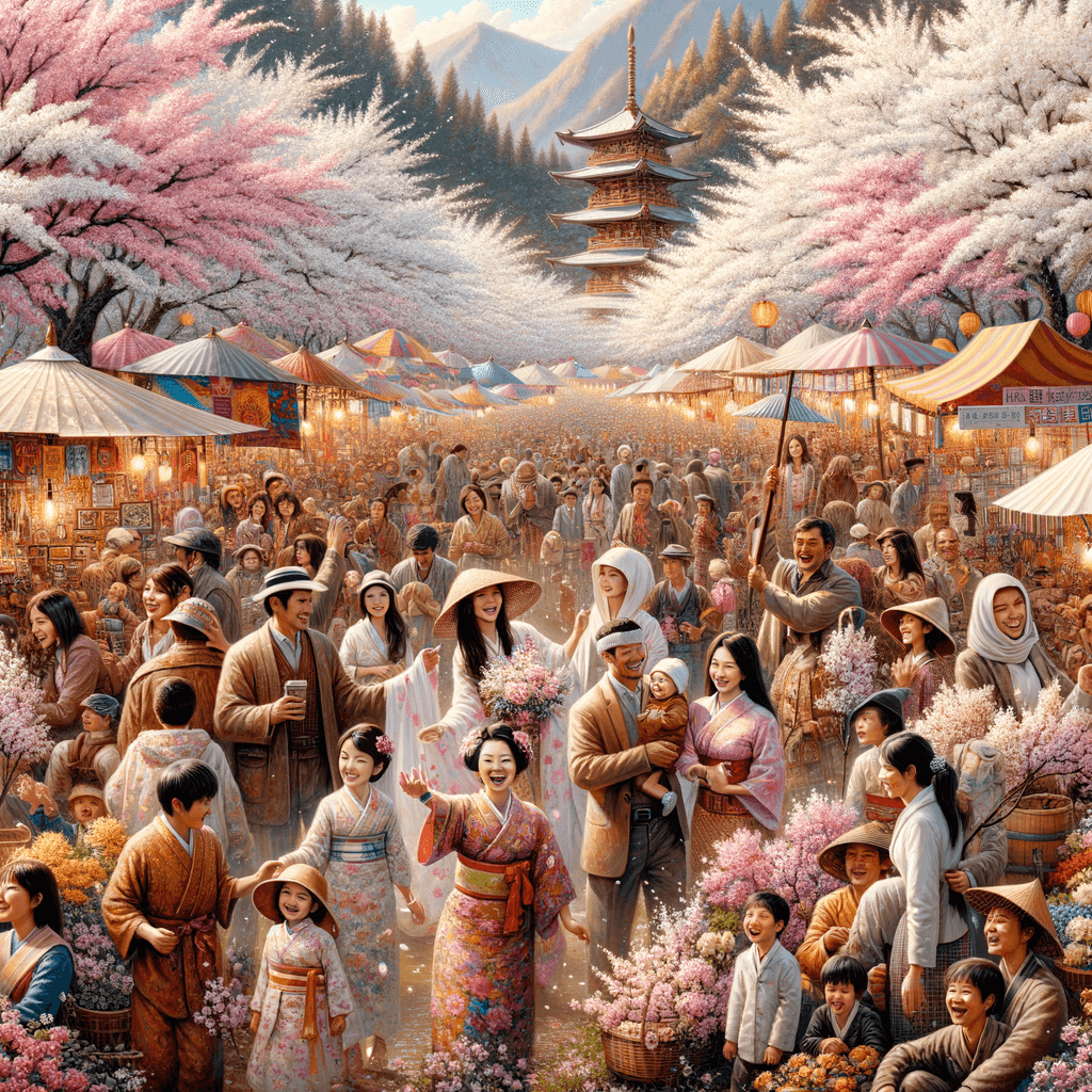 International Cherry Blossom Festival - USA Paint By Color