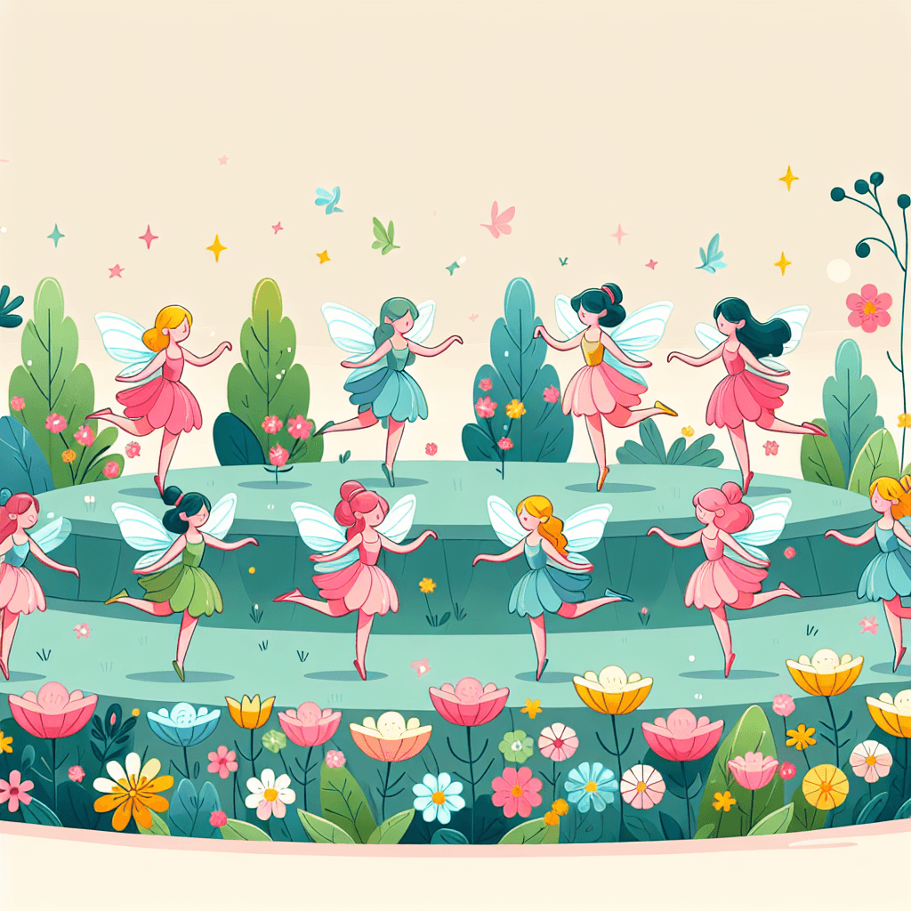Fairy Garden Dance Paint By Color
