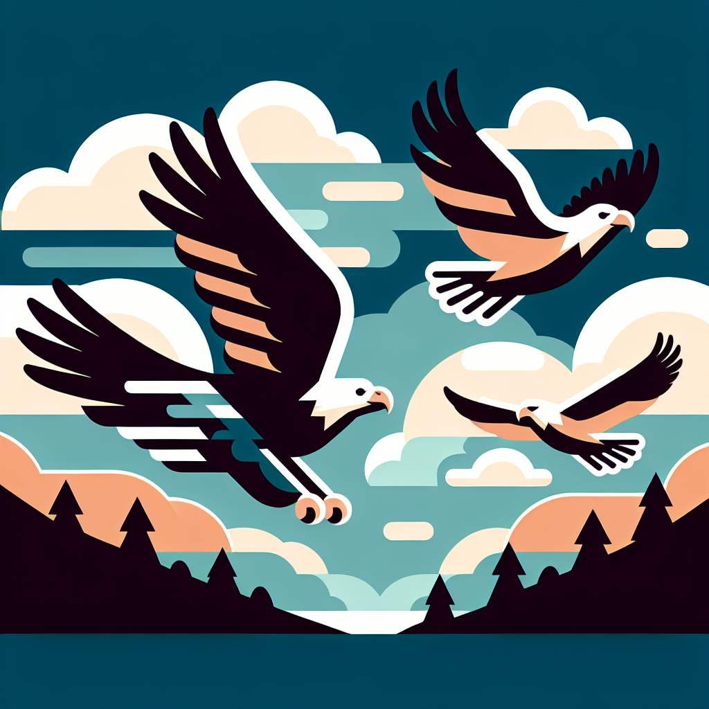 Energetic Eagles Paint By Number