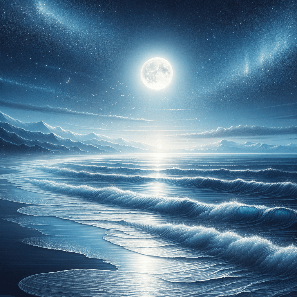 Celestial Ocean Waves Paint By Number