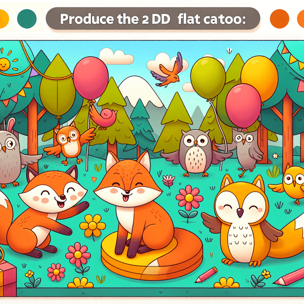 Woodland Creature Party Paint By Number