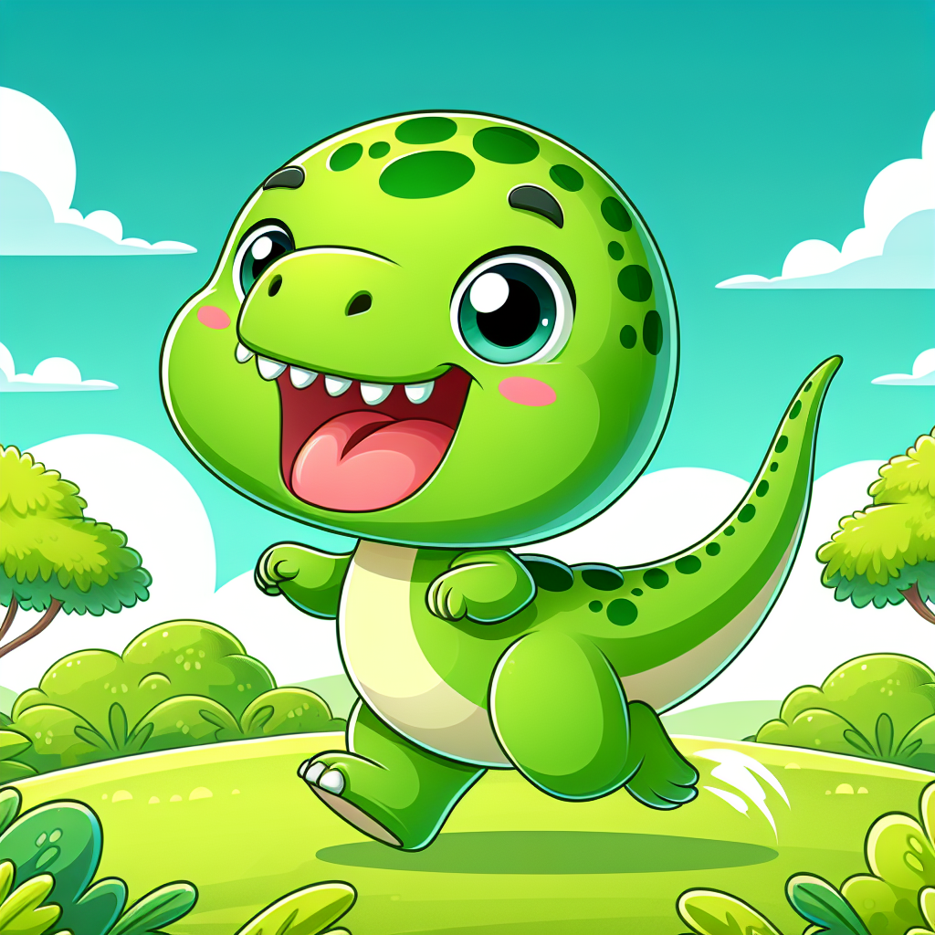 Funky Dinosaur Stomp Paint By Number