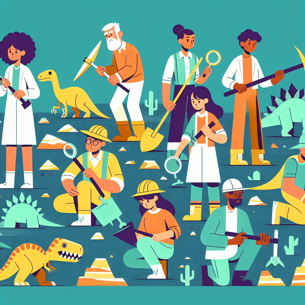 Dinosaur Fossil Expedition Painting By Numbers Kit