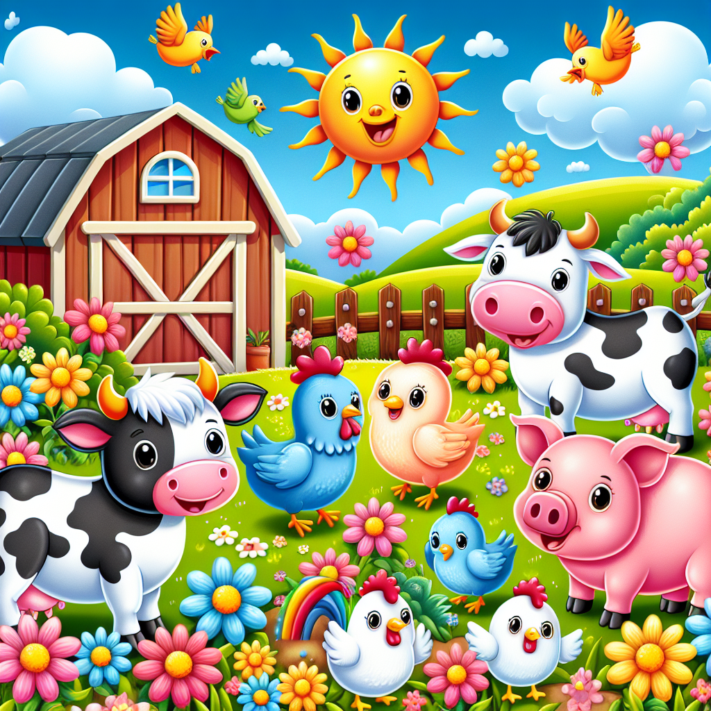 The Joyful Farmyard Painting Number Kit