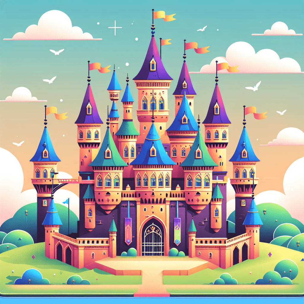 Mystic Castle Dreams Painting Number Kit