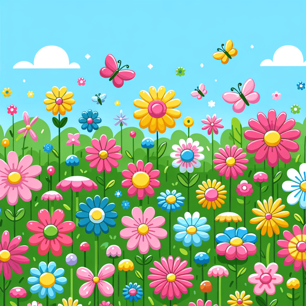 Enchanting Flower Garden Paint By Number