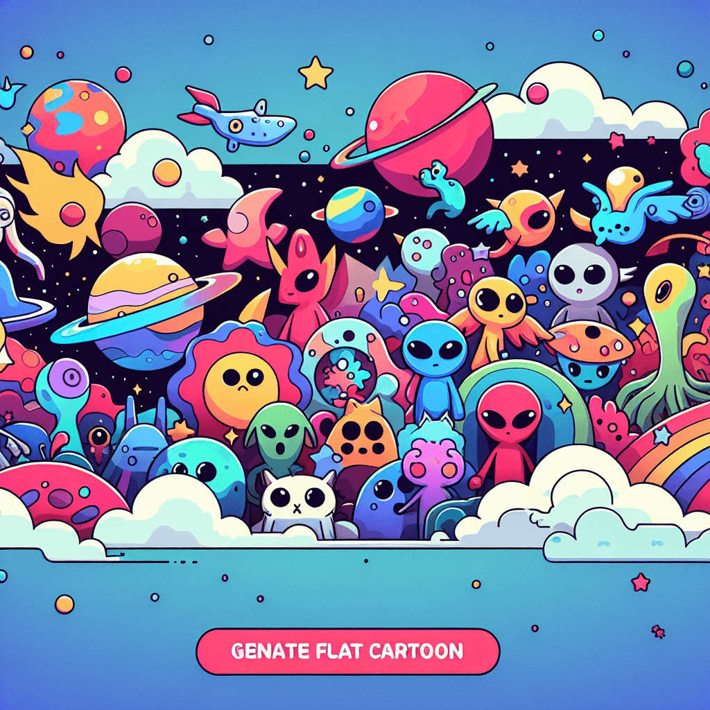 Galactic Voyage With Cosmic Creatures Paint By Numbers