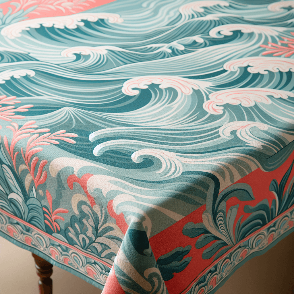 Coral Bay Tablecloth Numbered Painting Kits