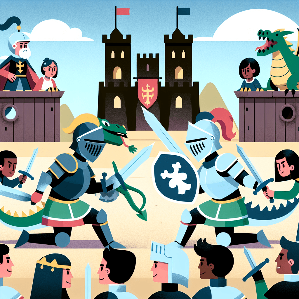 Knights And Dragons Adventure Paint By Numbers Art