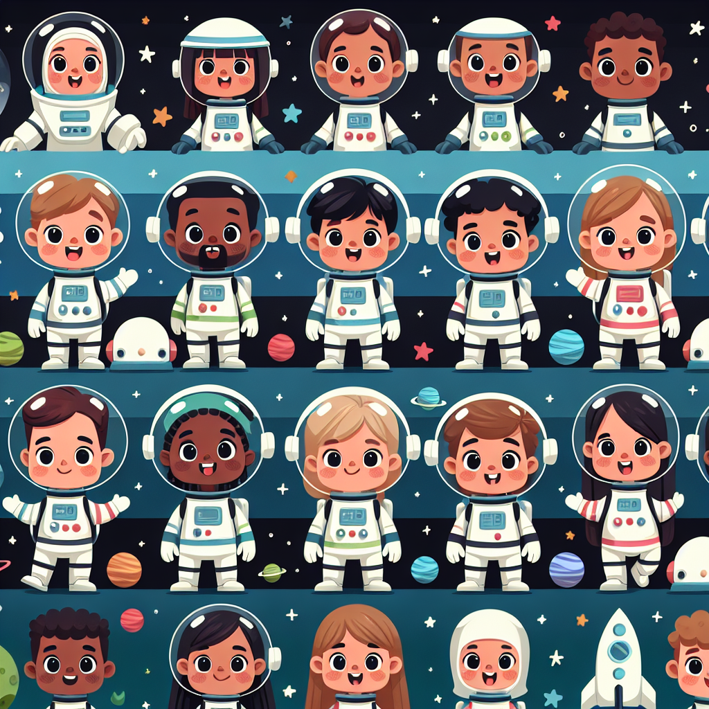 Galactic Adventurers Paint By Numbers Art