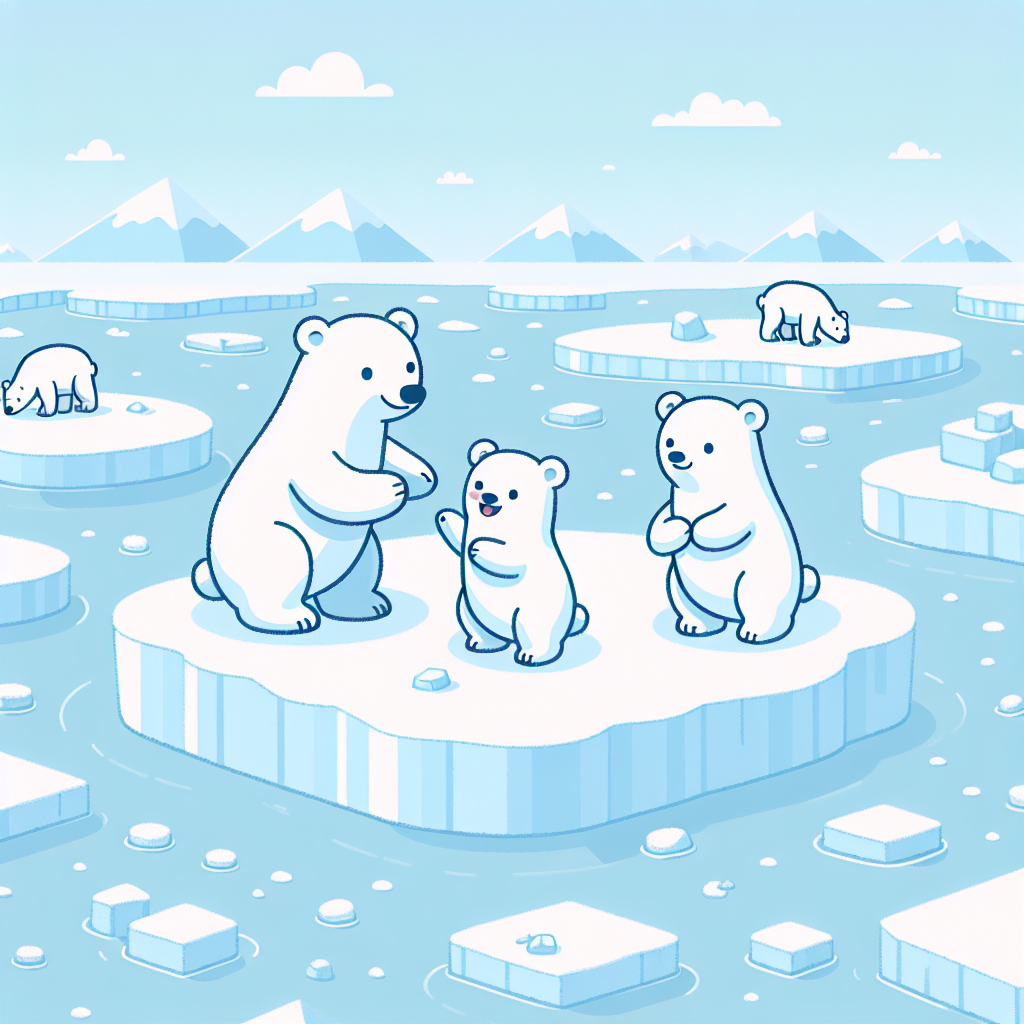 Polar Bear's Arctic Home Paint By Color
