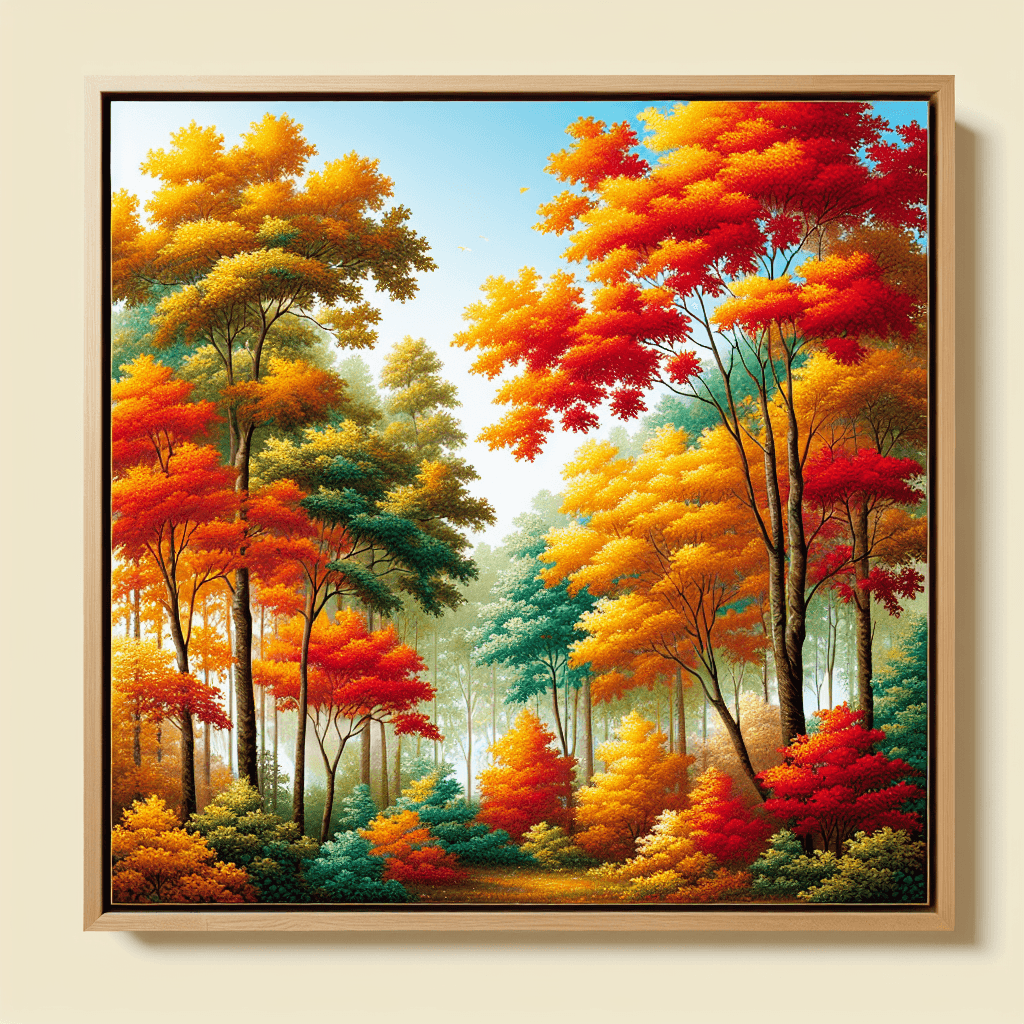 Radiant Autumn Paint By Numbers