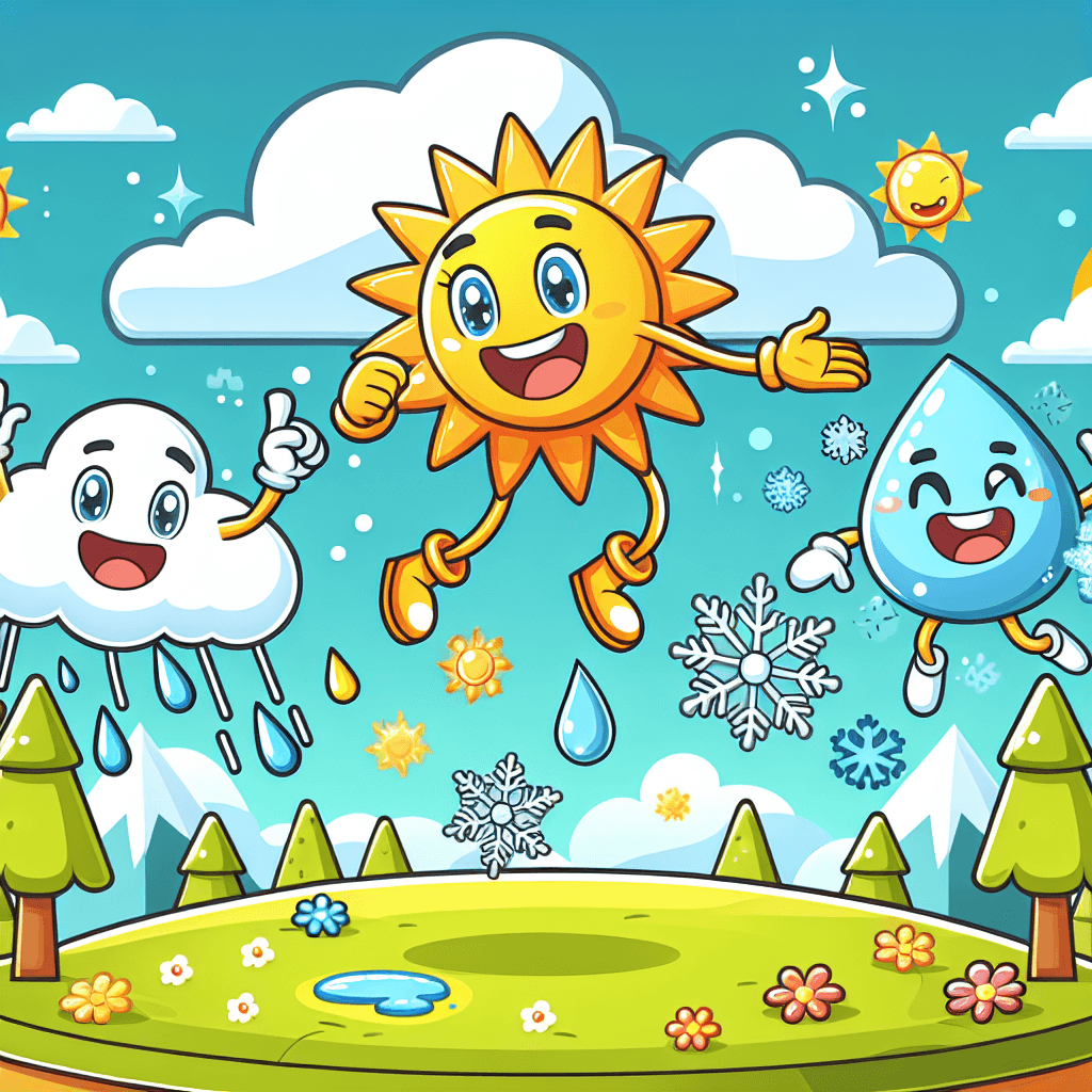 Whimsical Weather Adventures Paint By Color