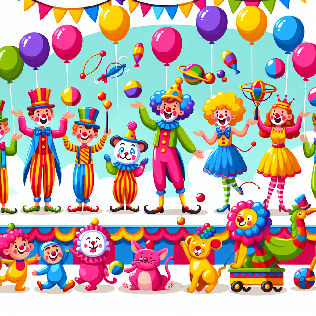 Happy Circus Parade Paint By Number