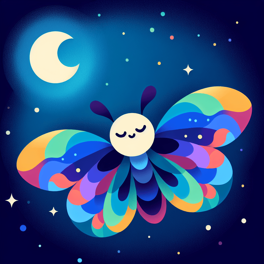 Mysterious Moth DIY Paint By Numbers