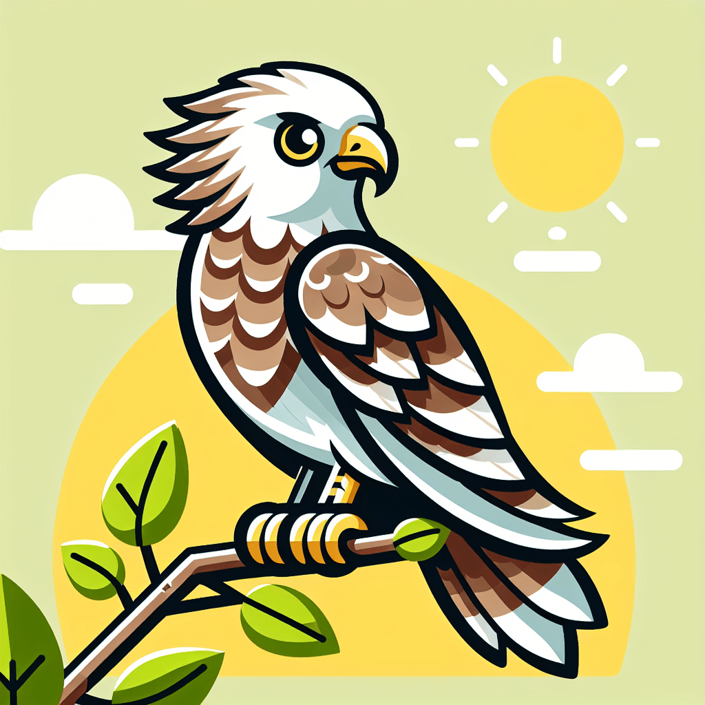 Friendly Falcon Paint By Numbers Art