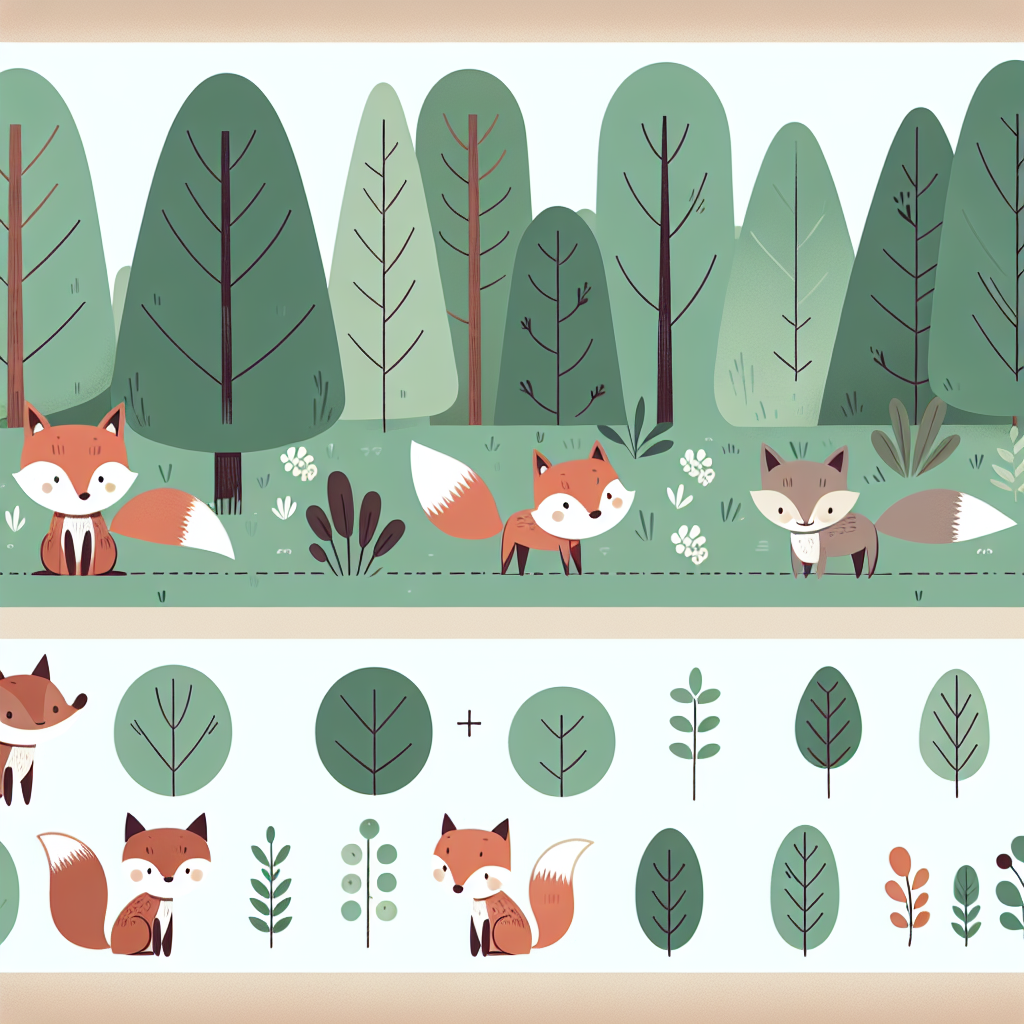 Charming Forest Critters Painting Number Kit