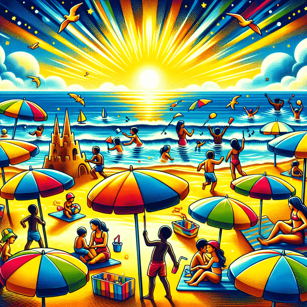 Joyful Beach Adventures Paint By Numbers Kits
