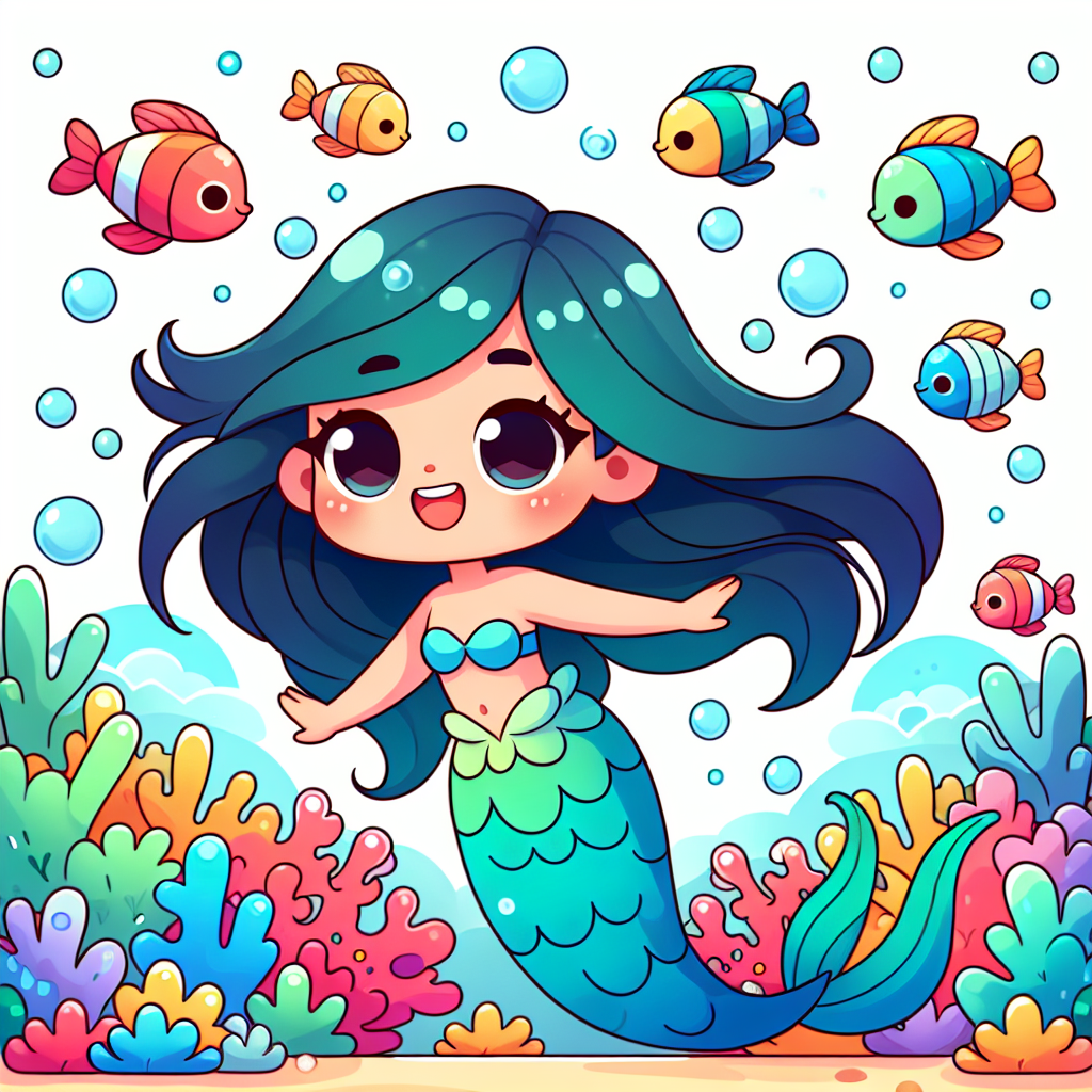 Undersea Mermaid Dreams Painting Number Kit