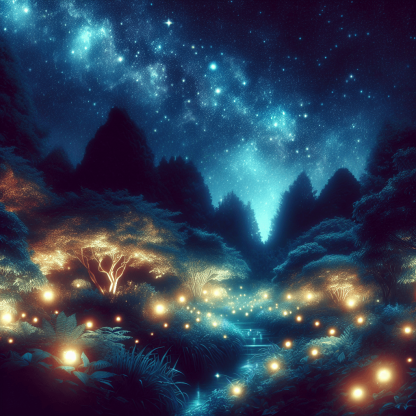 Celestial Garden Night DIY Paint By Numbers