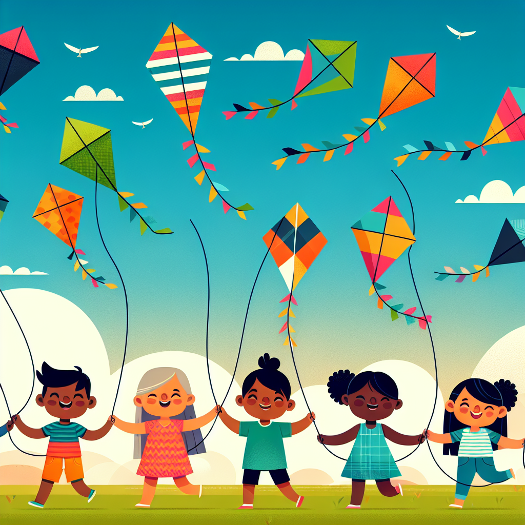 Festival Of Flying Kites Paint By Numbers