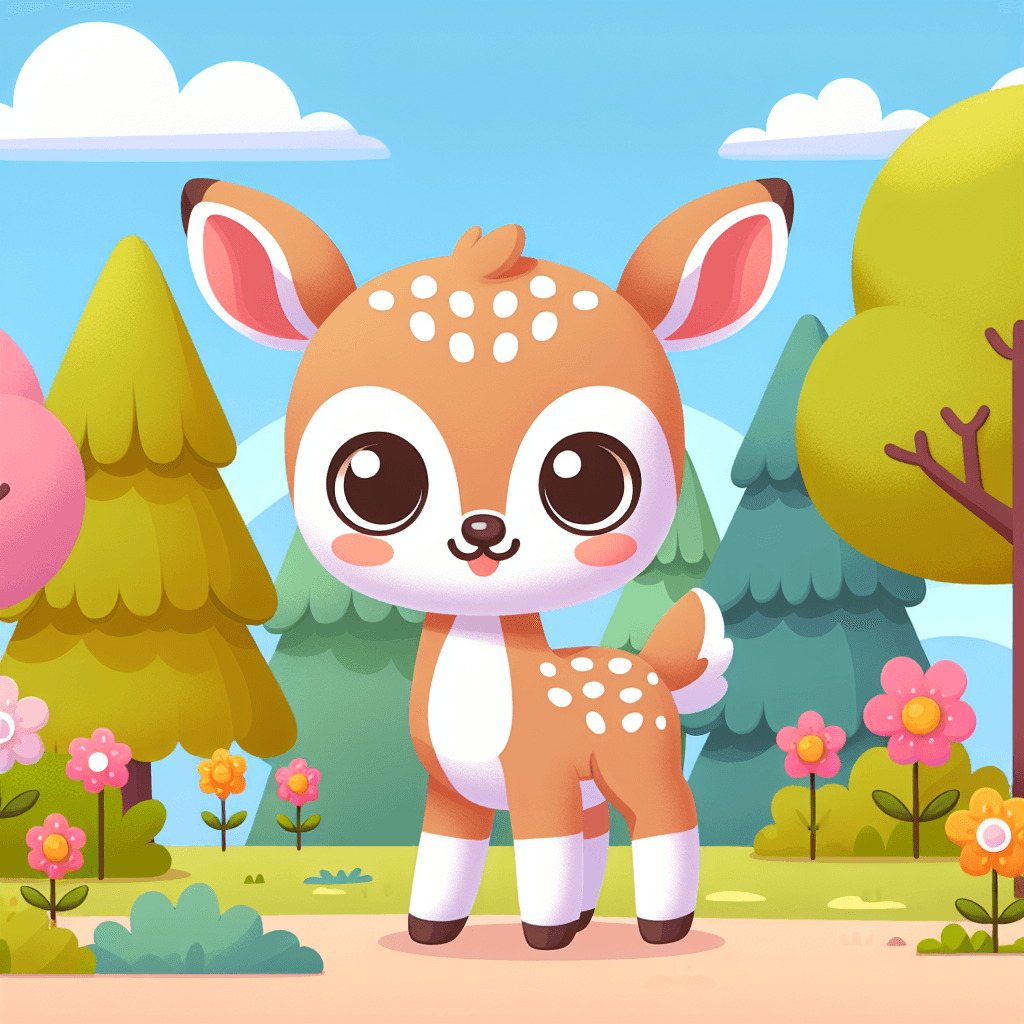 Friendly Fawn DIY Paint By Numbers