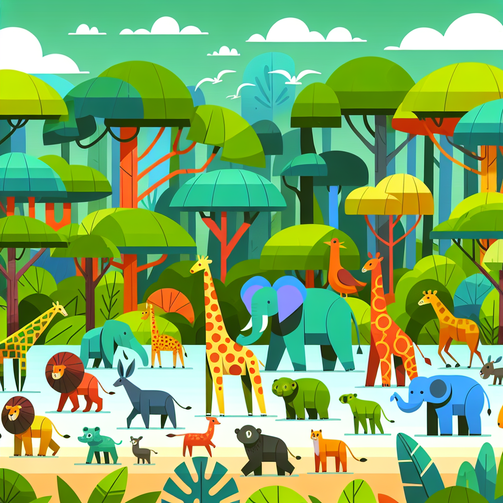 Tribal Jungle Safari DIY Paint By Numbers