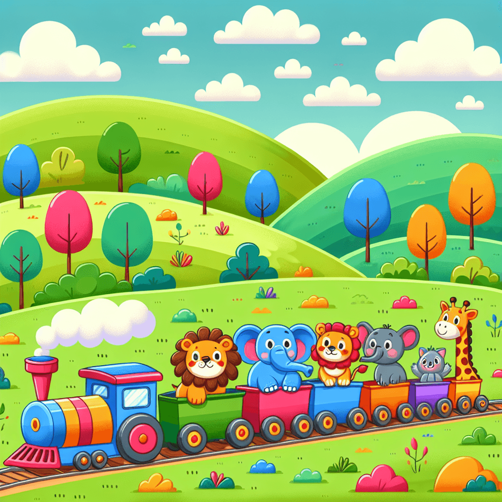 Charming Train Ride Paint By Color