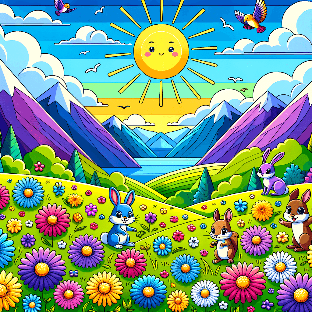 Joyful Celebration Of Nature Paint By Numbers Art