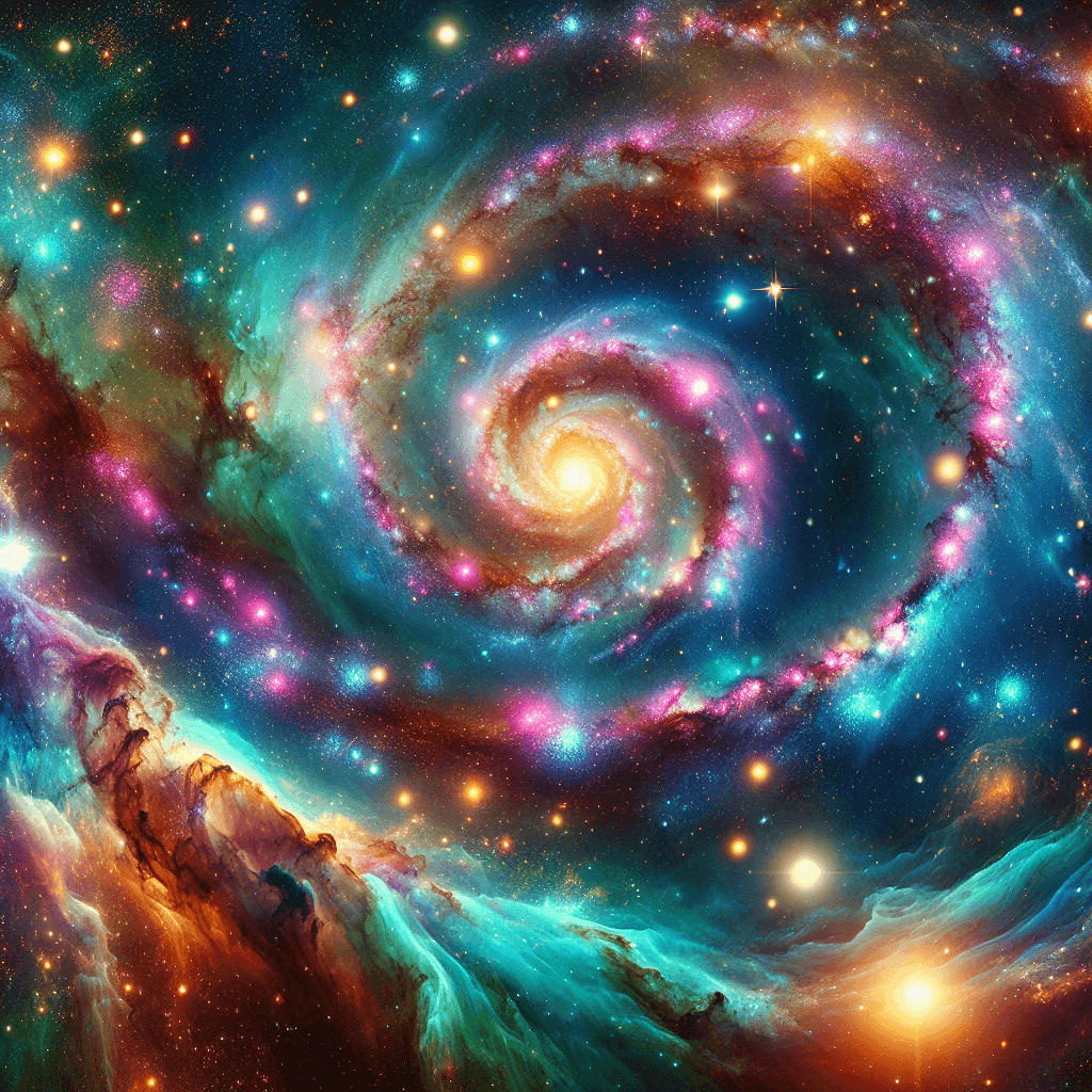 Galactic Enchantment Number Painting