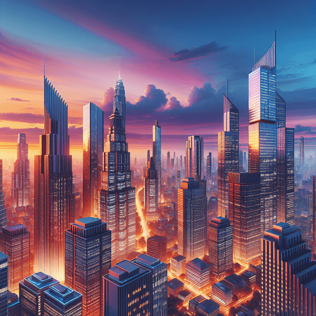 Urban Skyline Symphony Painting By Numbers Kit