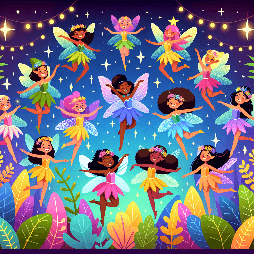 Enchanted Fairy Dance DIY Paint By Numbers
