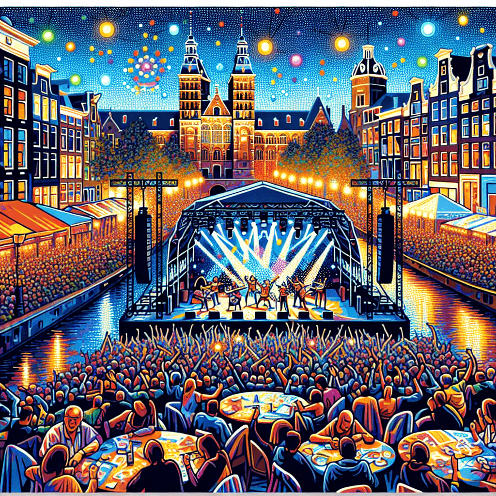 Holland Festival - Amsterdam Number Painting