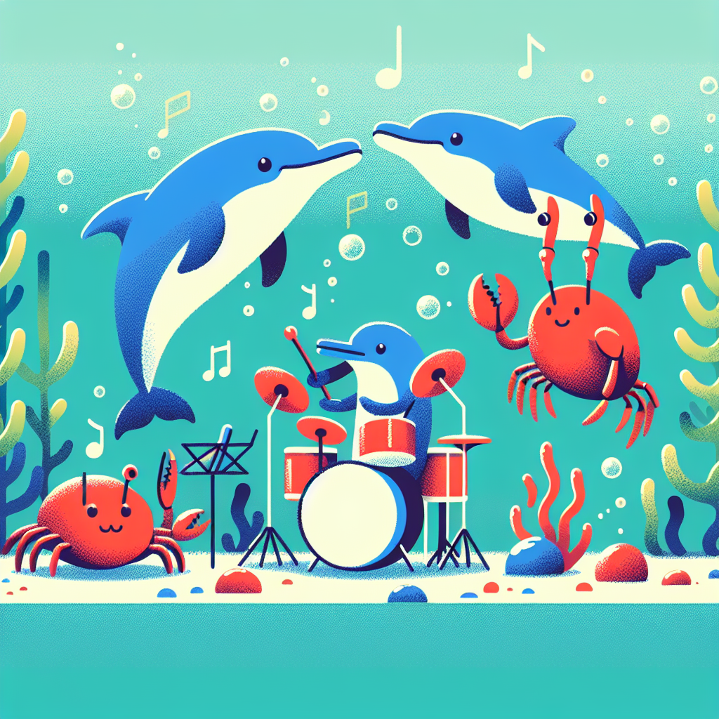 Charming Ocean Orchestra Painting Number Kit