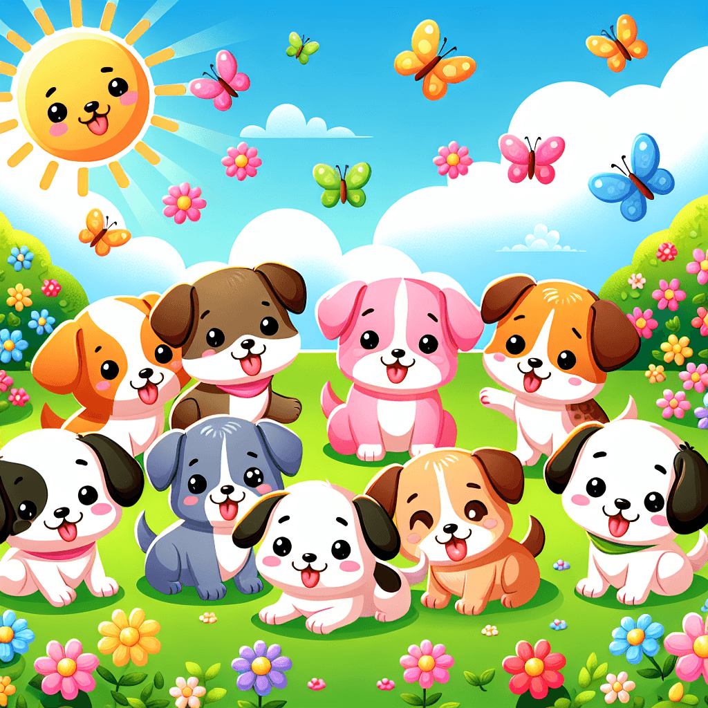 Puppy Love Painting Number Kit