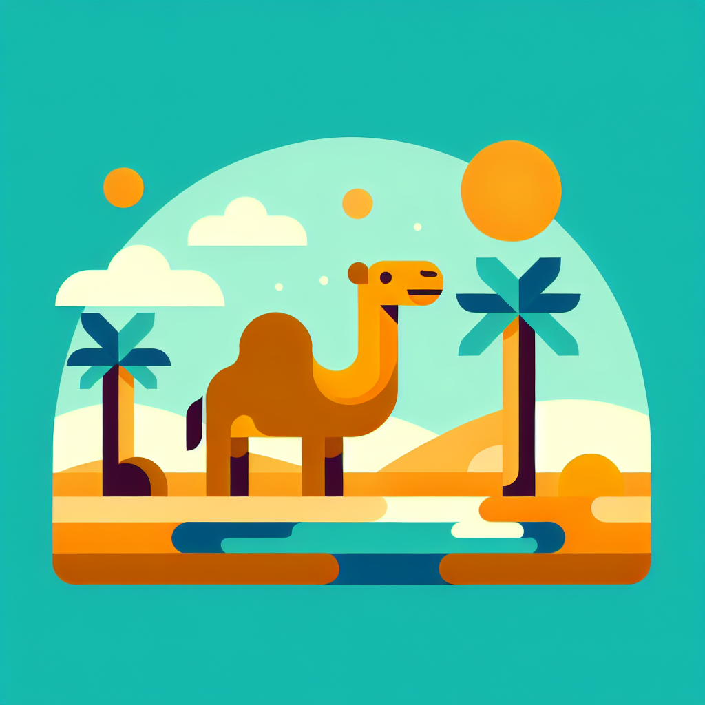 Desert Oasis Adventure DIY Paint By Numbers