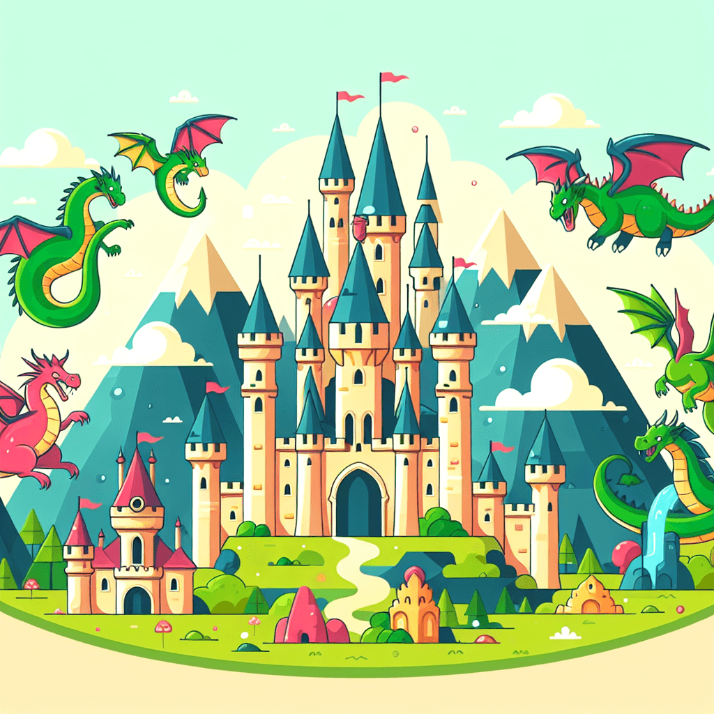 Fantasy Kingdom Escape Paint By Number