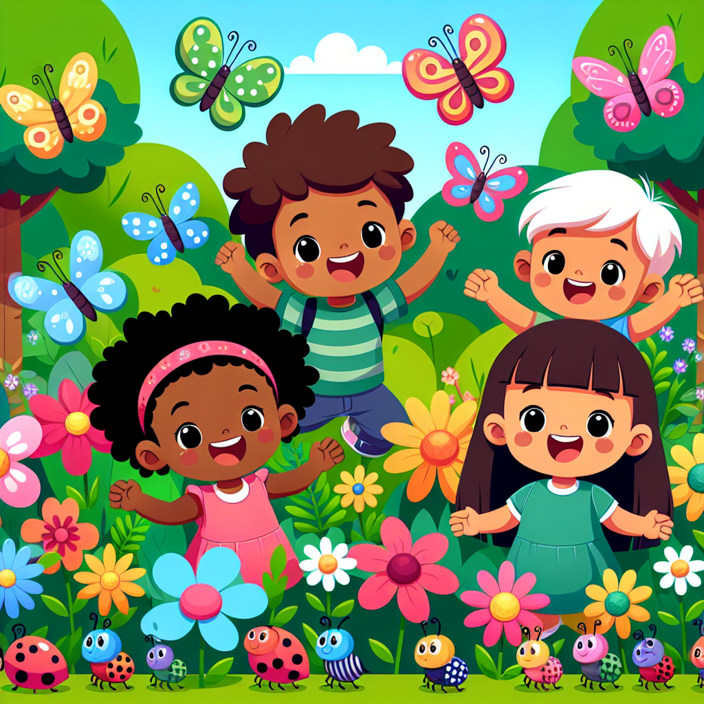 Cheerful Garden Exploration DIY Paint By Numbers