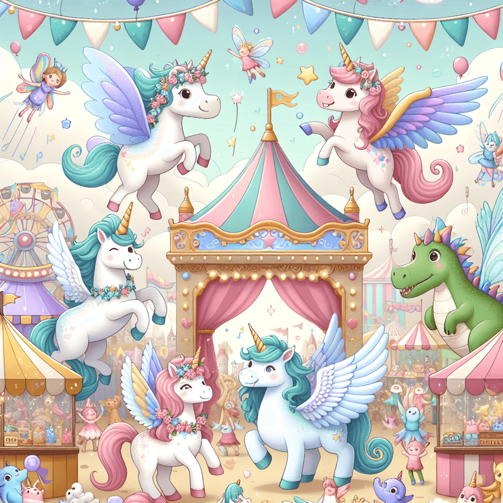 Fantasy Creature Fair Paint By Numbers