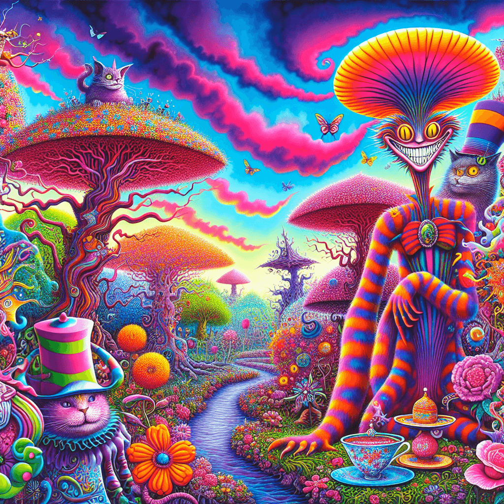 Magical Adventure In Wonderland Painting Number Kit