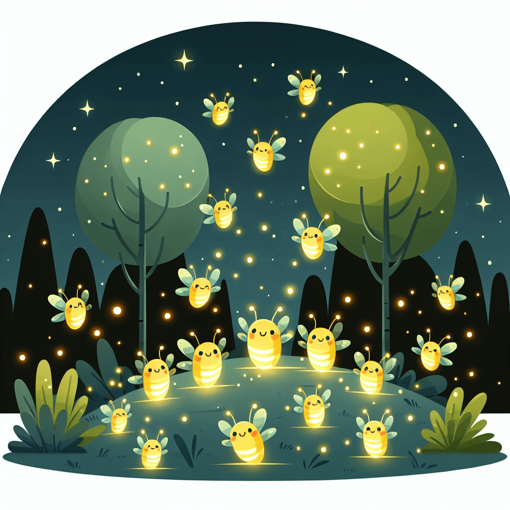 Bright Fireflies Paint By Numbers Kits