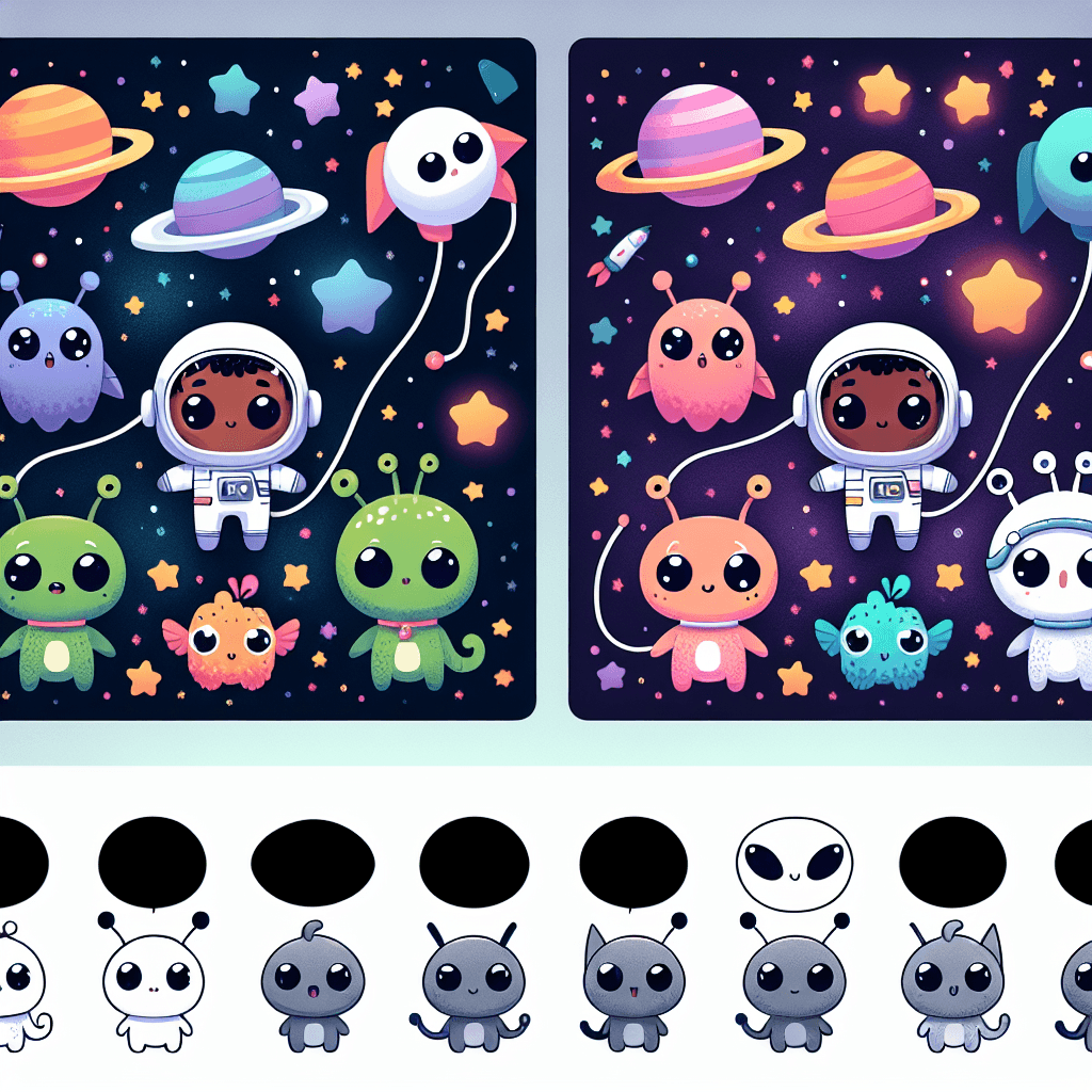 Space Pet Companions Paint By Number