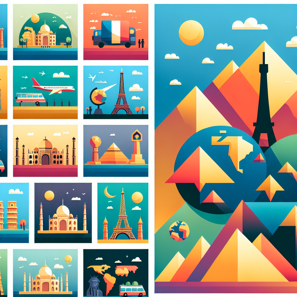 Historical World Landmarks Paint By Color