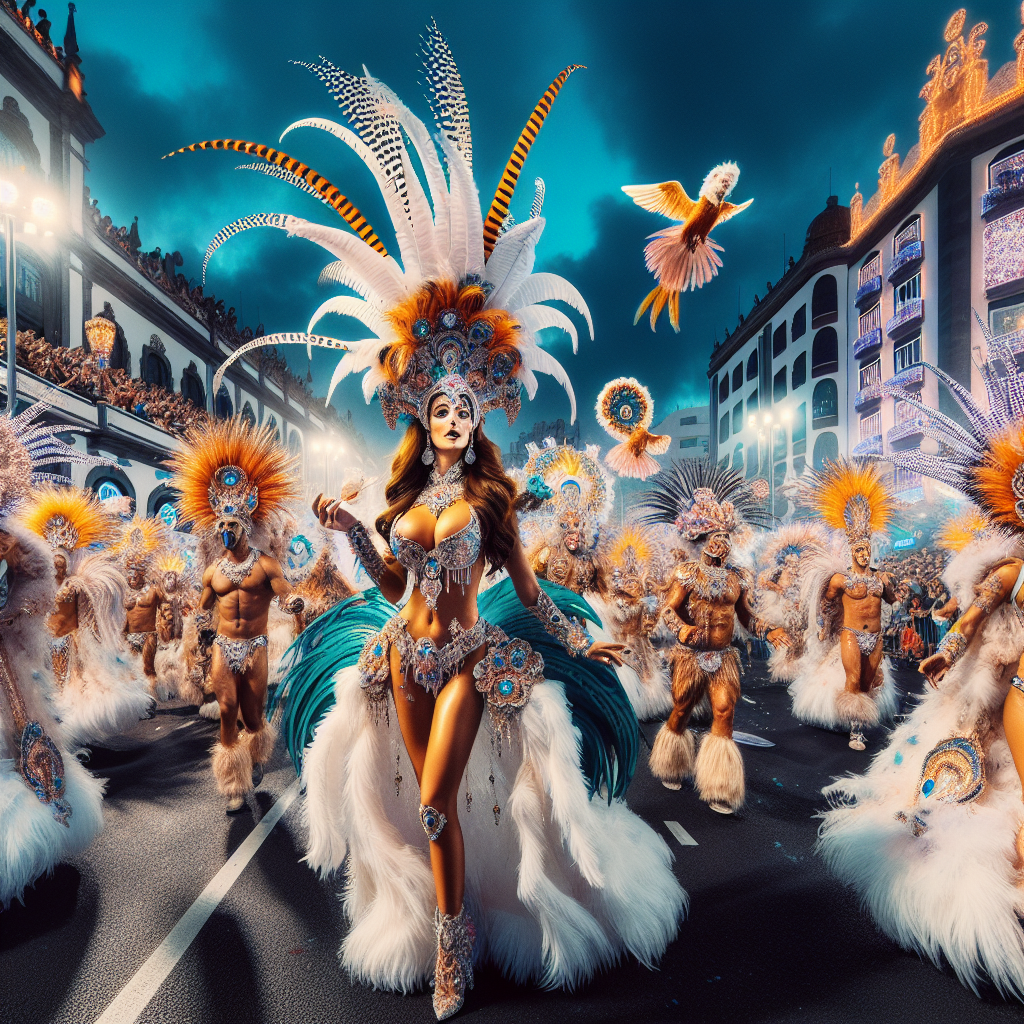 Carnival Of Santa Cruz De Tenerife - Santa Cruz Paint By Numbers