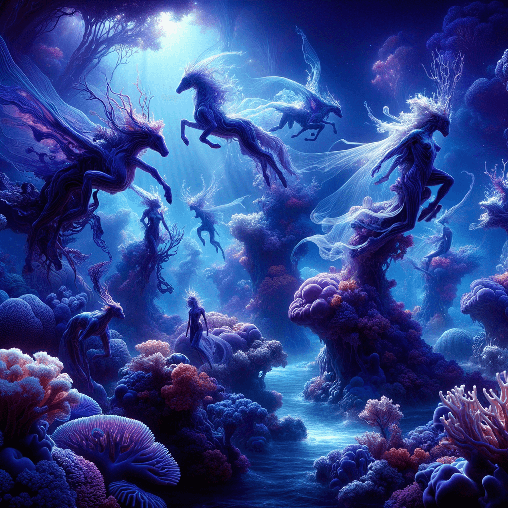 Luminous Underwater Fantasy Paint By Numbers Art