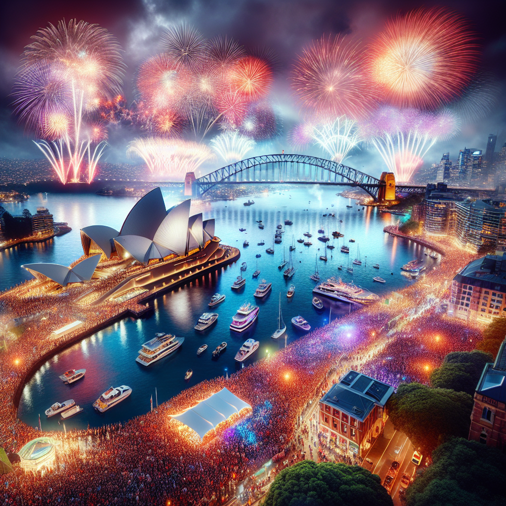 New Year’s Eve Fireworks - Sydney DIY Paint By Numbers