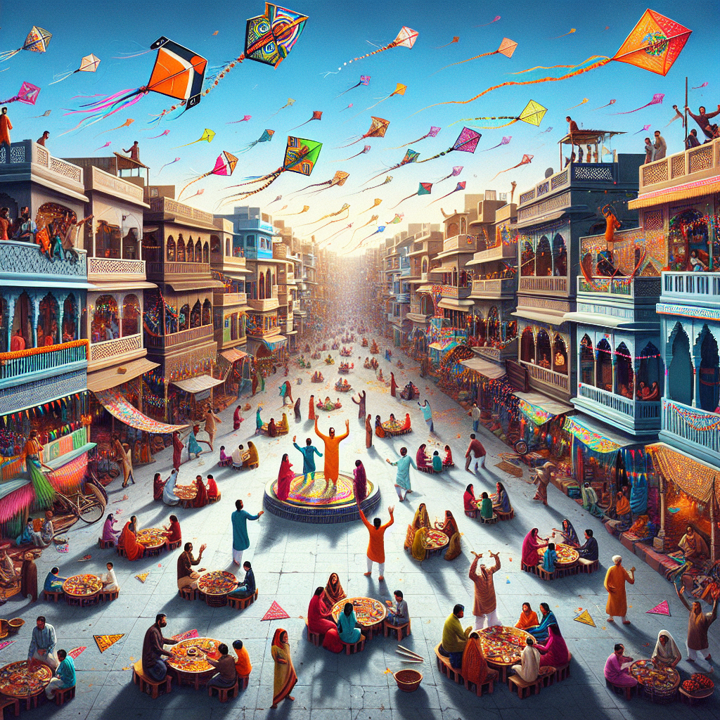 Makar Sankranti - Gujarat Painting By Numbers Kit