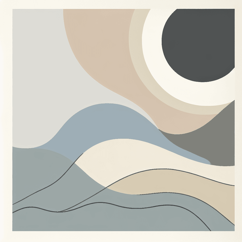 Subtle Abstract Harmony Paint By Numbers Art