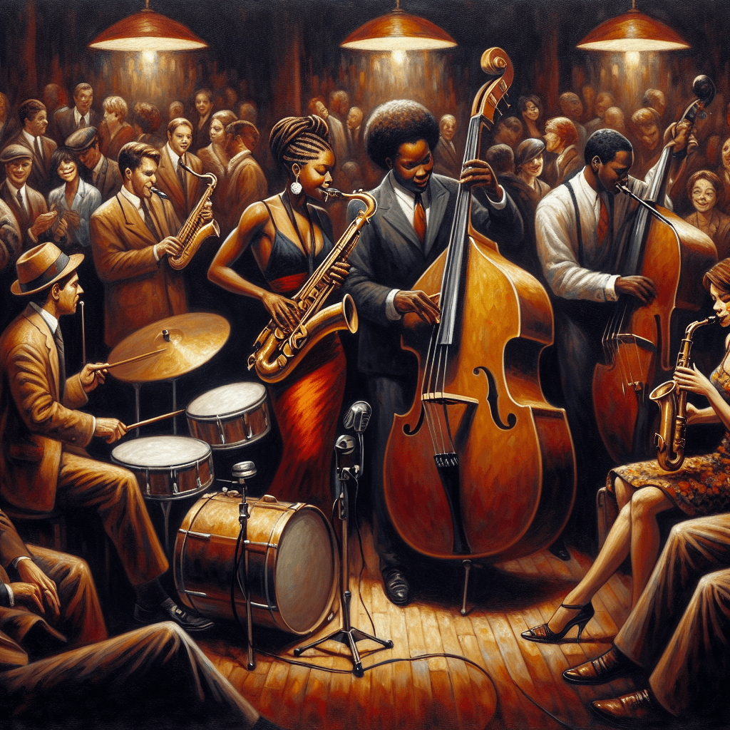 Dynamic Jazz Lounge Paint By Number
